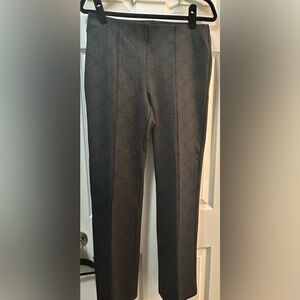 89th & Madison women’s Charcoal Patterned Dress Pants